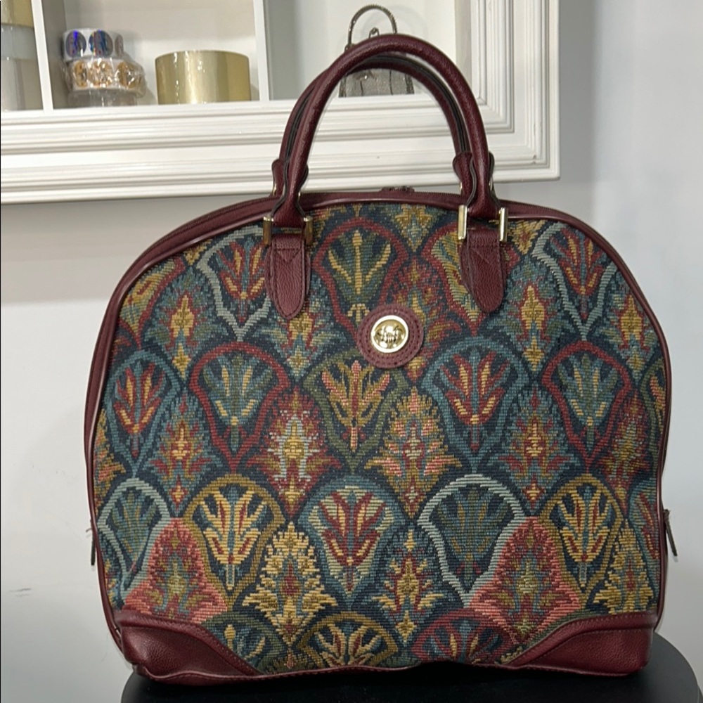 Diane Von Furstenberg Tapestry Overnight Satchel